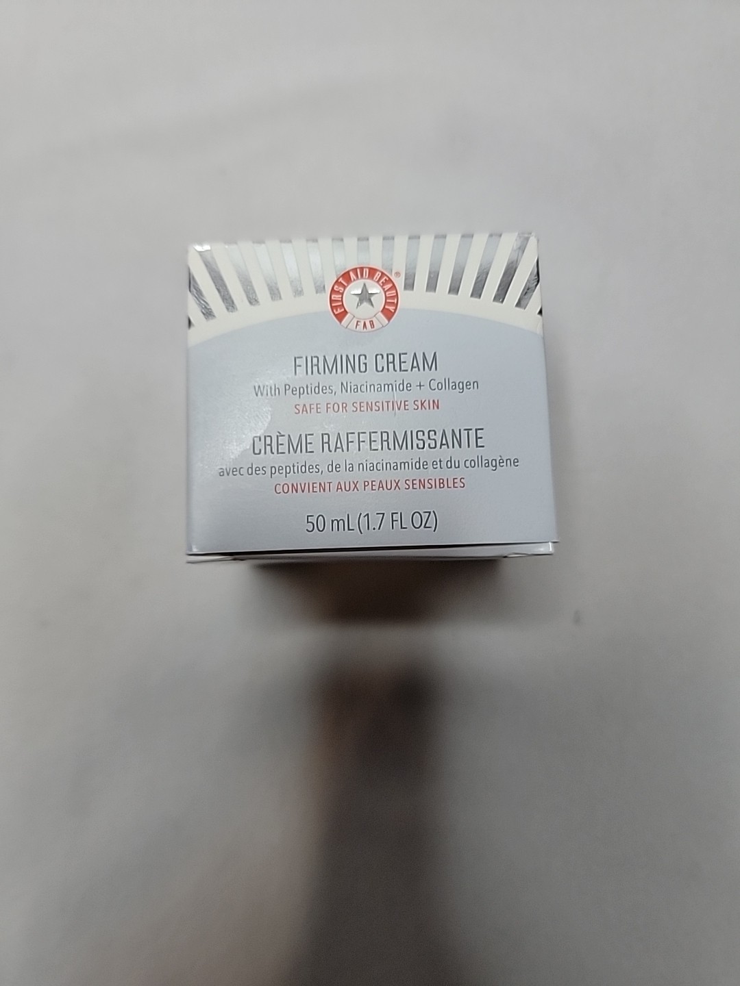 First Aid Beauty Firming Cream 1.7 oz Peptides Niacinamide Collagen Made in USA