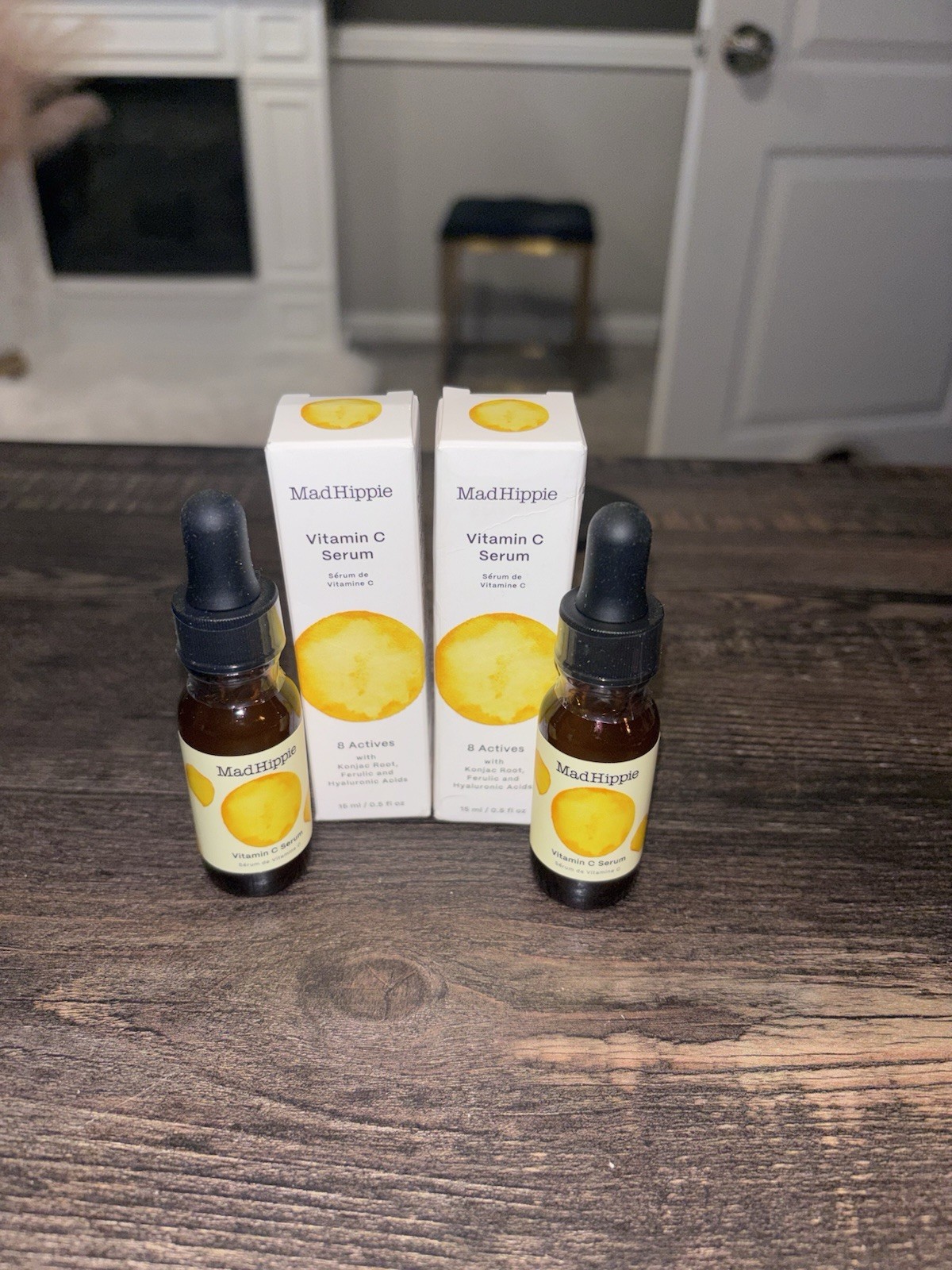 2 Mad Hippie Vitamin C Serum – .5 Oz Ea = 1 Oz Total – Sealed Bottles Exp 6/28