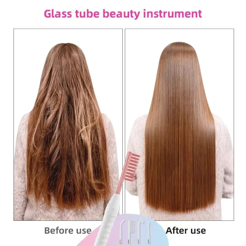 High Frequency Facial Skin Care Wand Machine Anti-aging Acne Hair Treatment Set