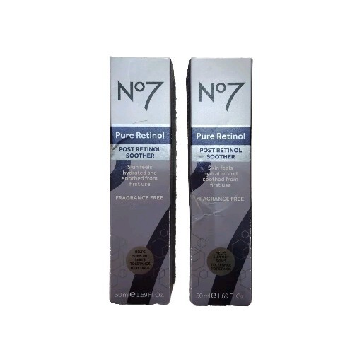 2 Pack-No7 Pure Retinol Post Retinol Soother Frag- Free, 1.69 fl. oz 50ml