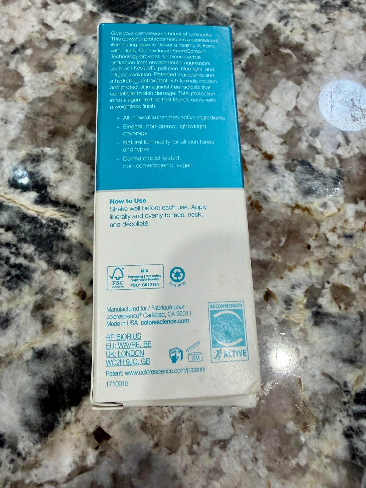 Colorescience Sunforgettable Total Protection Face Shield Glow SPF 50 1.8 oz