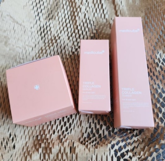 Medicube Triple Collagen 4.0 Toner Serum Cream 3pc Set K-Beauty