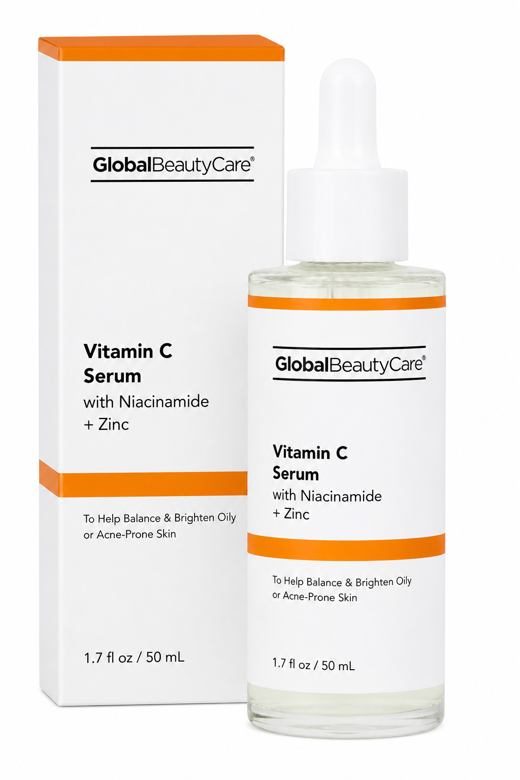 Vitamin C Serum 1.7oz Niacinamide + Zinc Brightening Face NEW