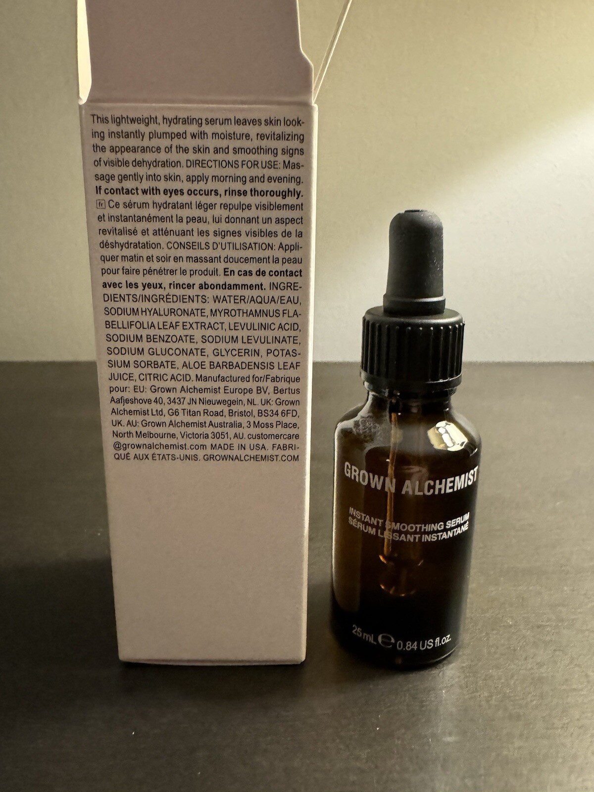 Grown Alchemist Instant Smoothing Serum 25 ml .85 oz Full Size NIB