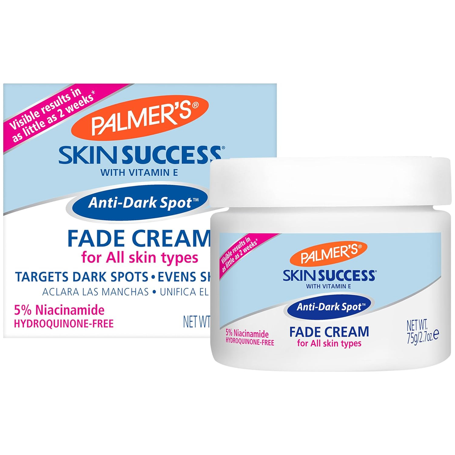 Skin Success Anti-Dark Spot Fade Cream with Vitamin E and Niacinamide, for All S