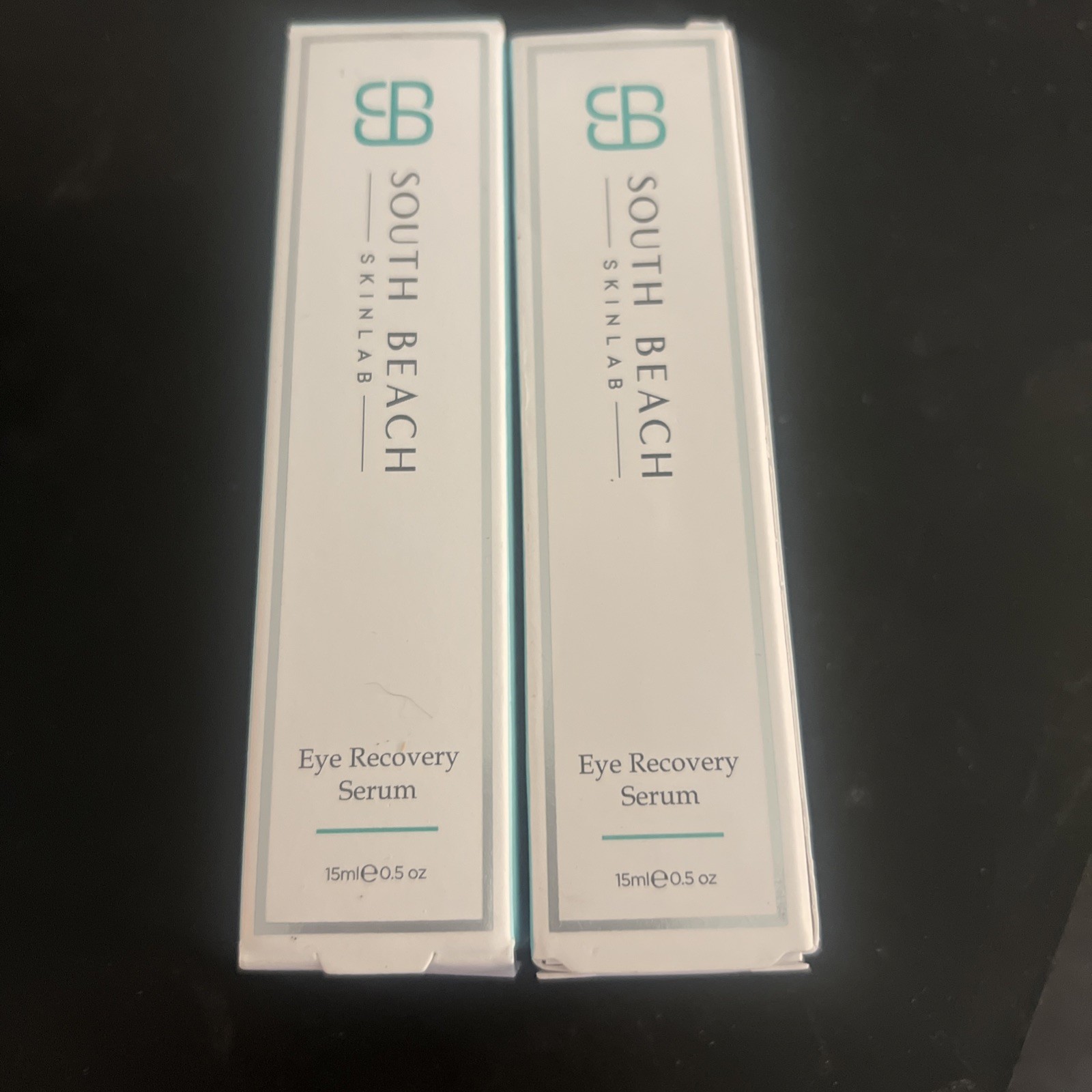 South Beach SkinLab Eye Recovery Serum .5 oz / 15mL New in Box Set of 2