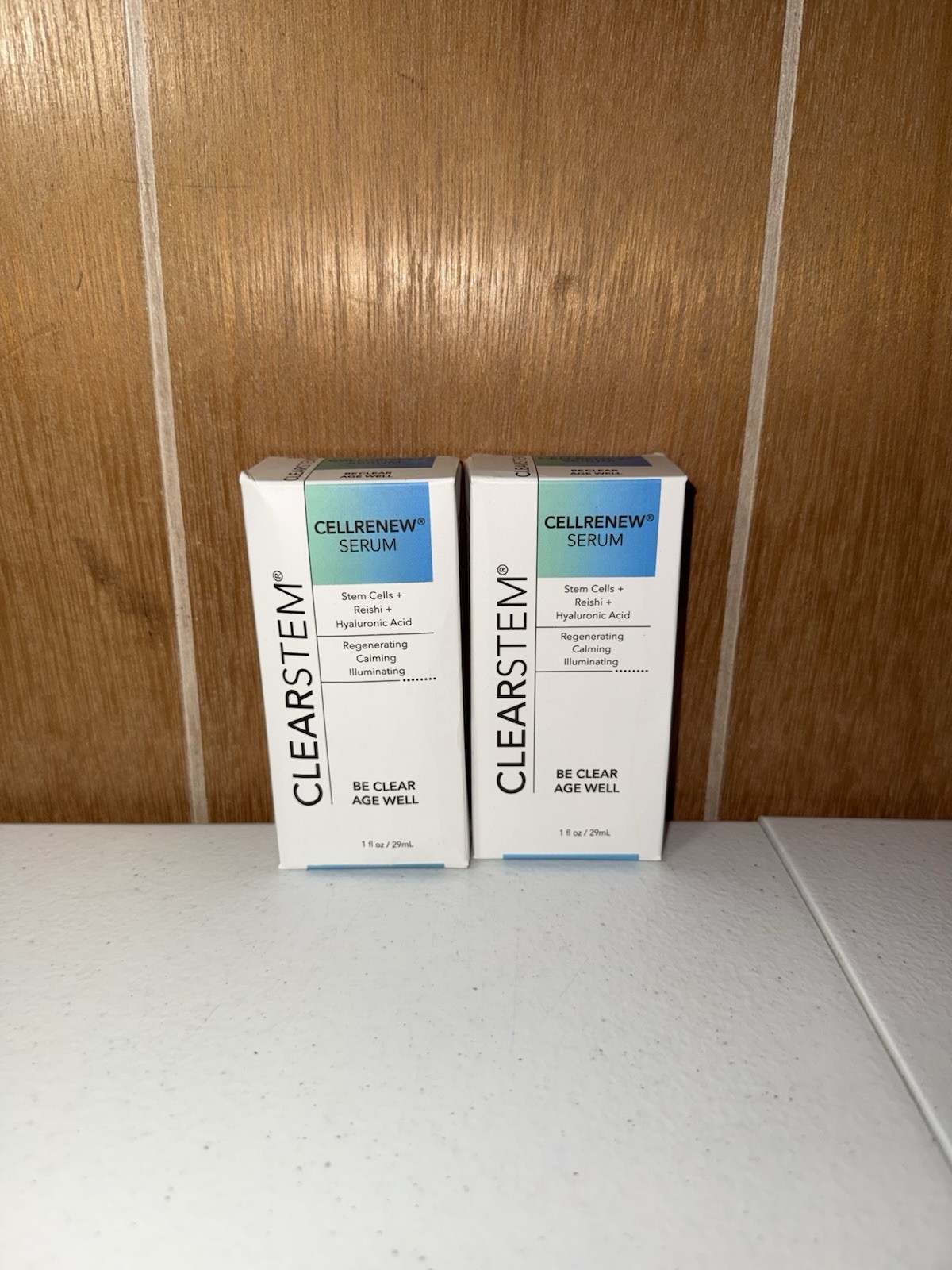 2x BRAND NEW CLEARSTEM Cellrenew Collagen Stem Cell Serum 1 FL Oz-FREE FAST SHIP