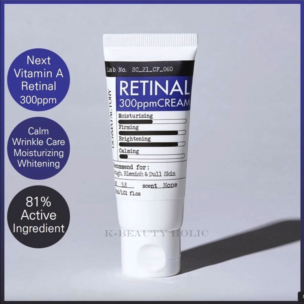 Retinal 300ppm Cream 30ml/Anti-Aging & Firming Night Cream – DERMA FACTORY/KOREA
