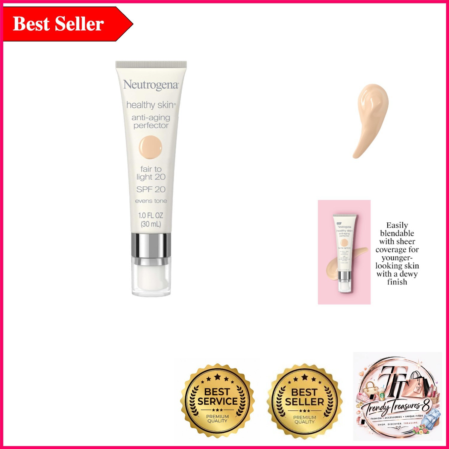 Neutrogena Anti-Aging Tinted Moisturizer with Retinol and SPF 20