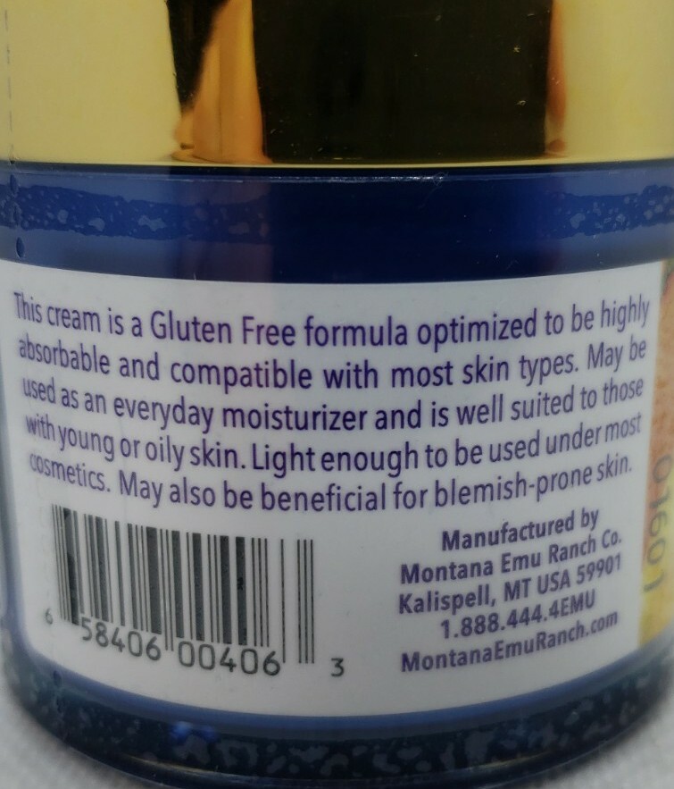 Montana Emu Ranch Balancing Cream w/ Pure Emu Oil [Daytime], 1 fl. oz.
