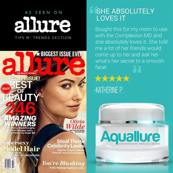 Aquallure – All In One Antioxidant Rescue Cream – Made in USA