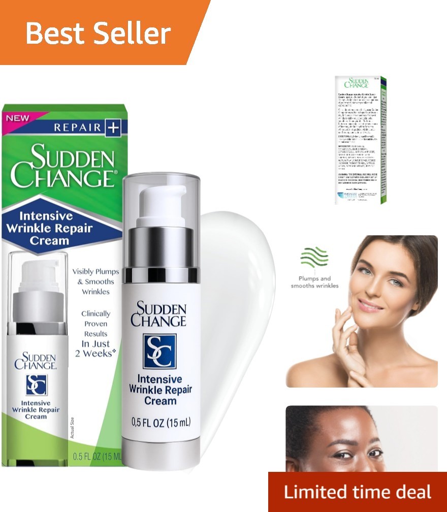 Luxury Anti-Aging Facial Cream – Intensive Repair for Mature Skin – 0.5oz