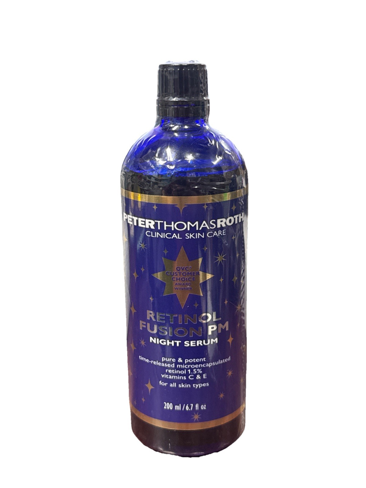 PETER THOMAS ROTH- Retinol Fusion PM Night Serum – 6.7oz QCC Award Winner Sealed