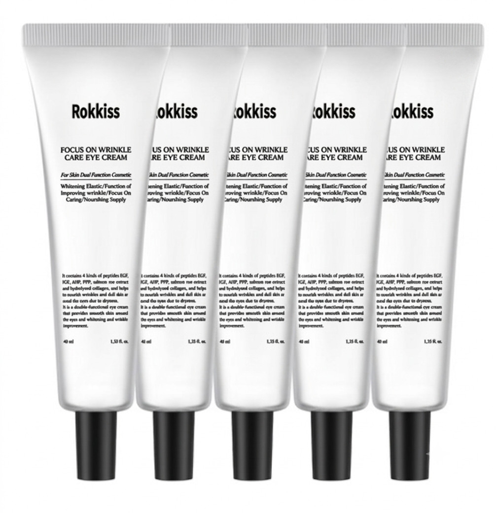ROKKISS Focus On Wrinkle Eye Cream 40ml Choose 5pcs or 10pcs All Skin Korean