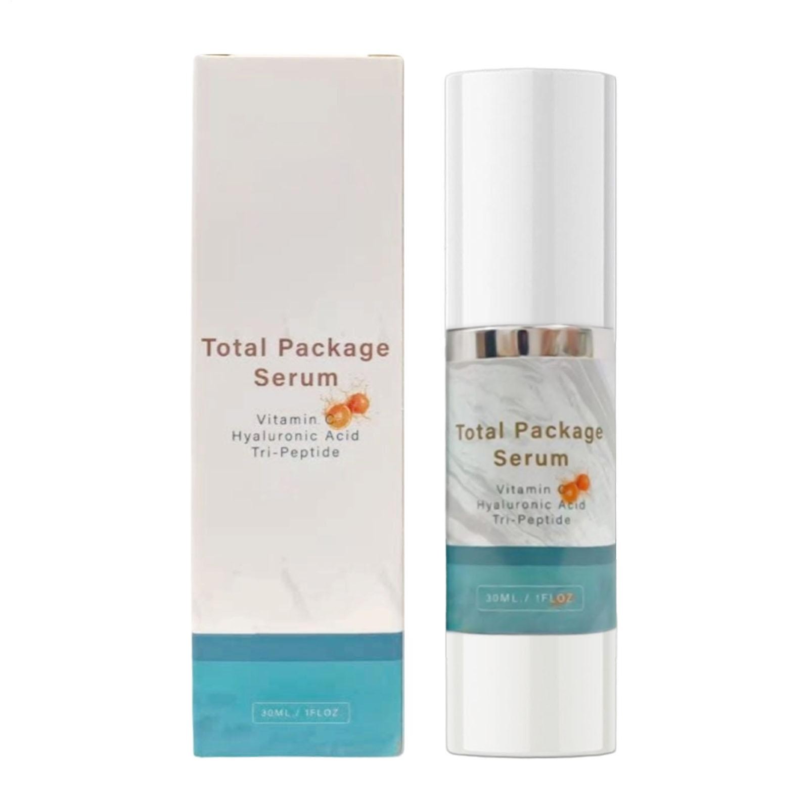 Total Package Serum, Vitamin C, Hyaluronic Acid 30ml Facial Moisturizing Serum