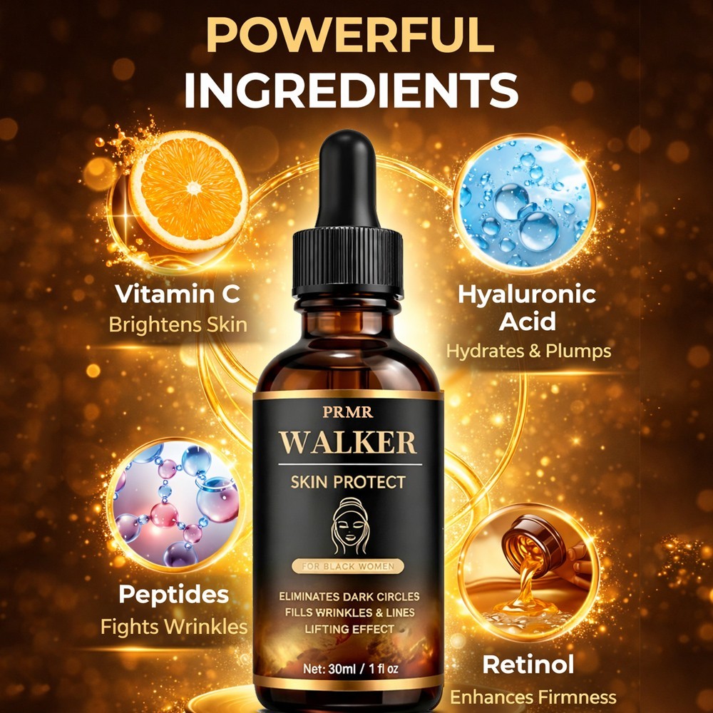 5 x Skin Protect Serum for Black Women Anti Aging Face Serum Dark Circle Wrinkle