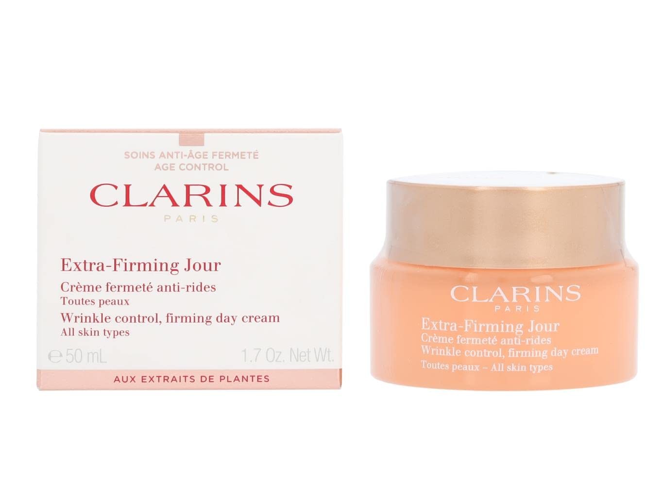 Clarins Extra Firming Day Cream 1.7 oz All Skin Types Anti-Wrinkle Female
