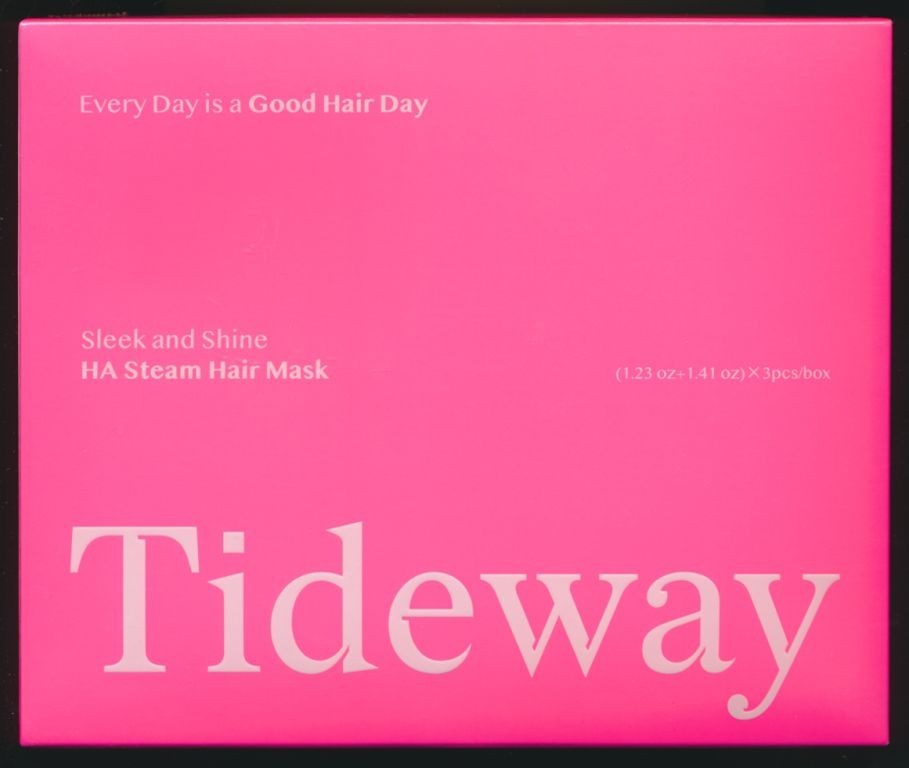 Tideway Sleek & Shine HA Steam Hair Mask – Moisture & Repair – 6 Treatments NEW