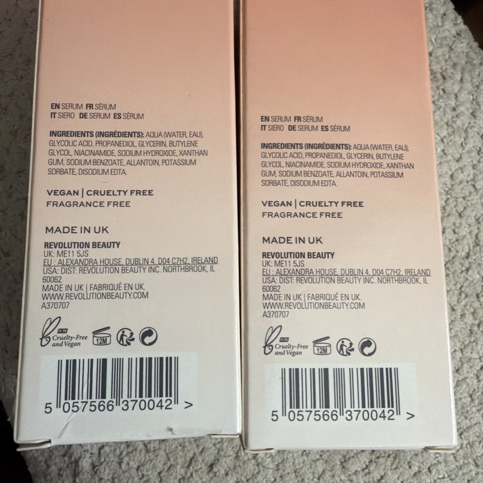 Revolution Skincare 10% Glycolic Acid Serum set of 2