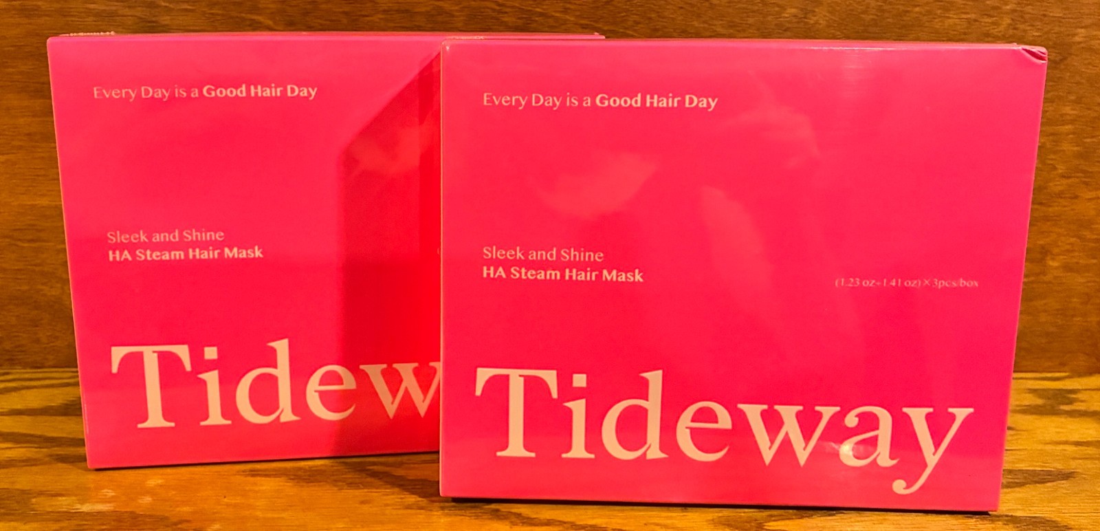 Tideway Sleek & Shine HA Steam Hair Mask – Moisture & Repair – 6 Treatments NEW