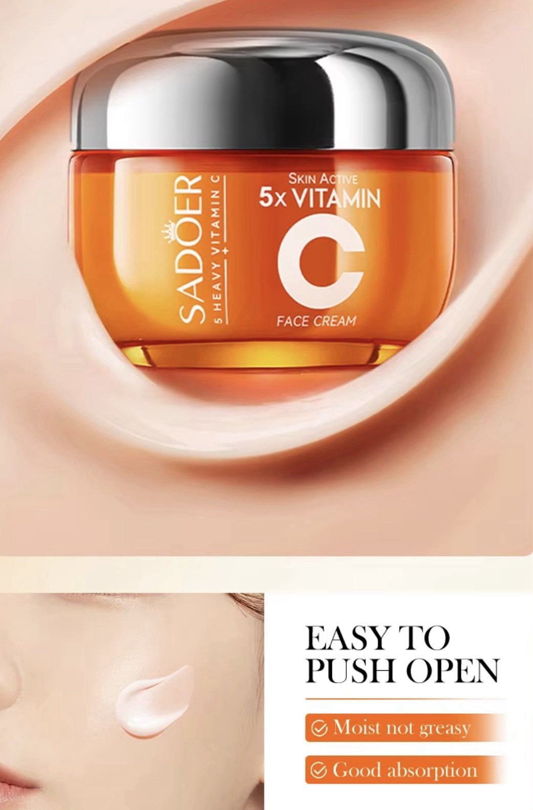 New Sadoer Heavy Vitamin C 5x Face Cream 50g
