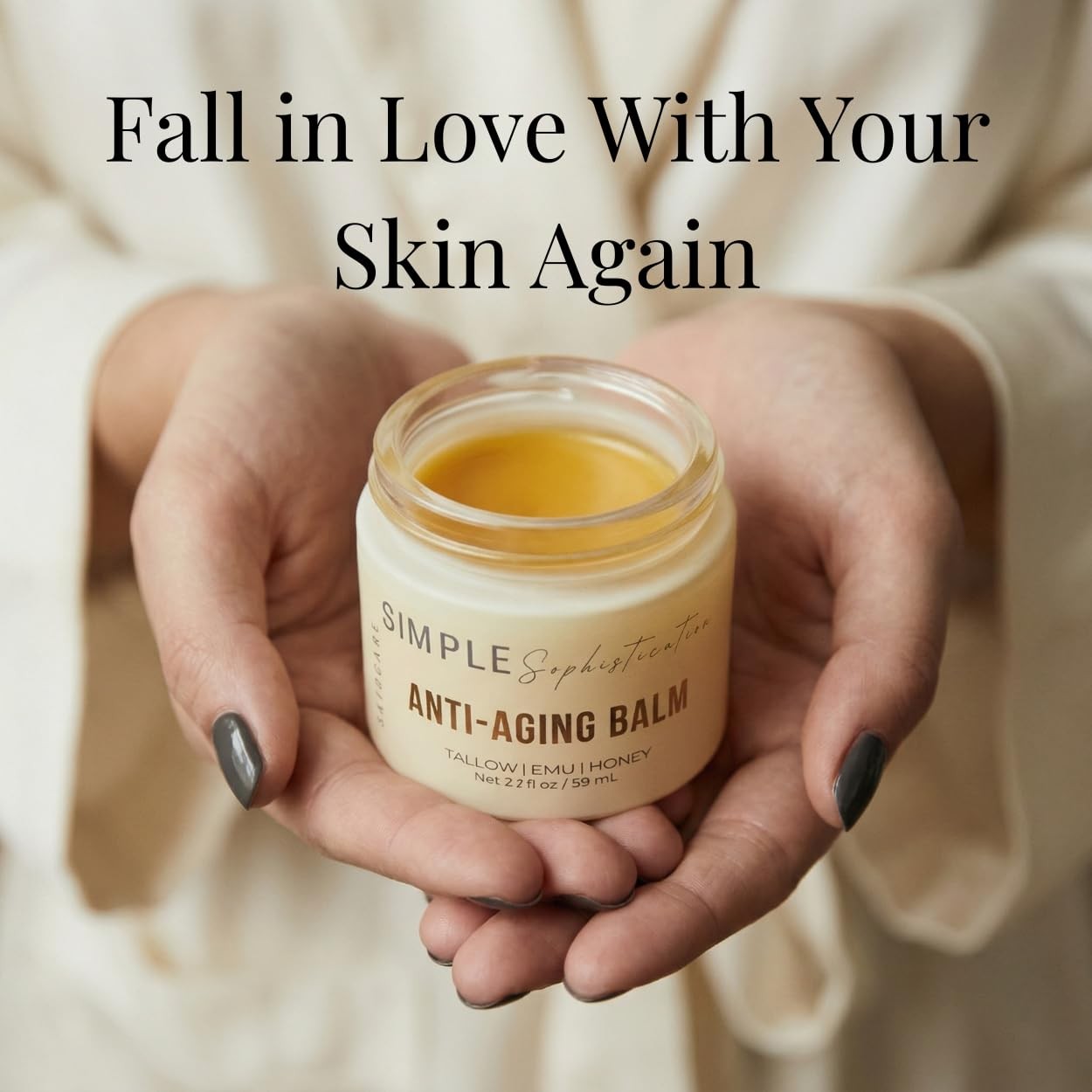 Tallow Emu Honey Balm 2 oz – Nourishing Face & Body Moisturizer with Manuka