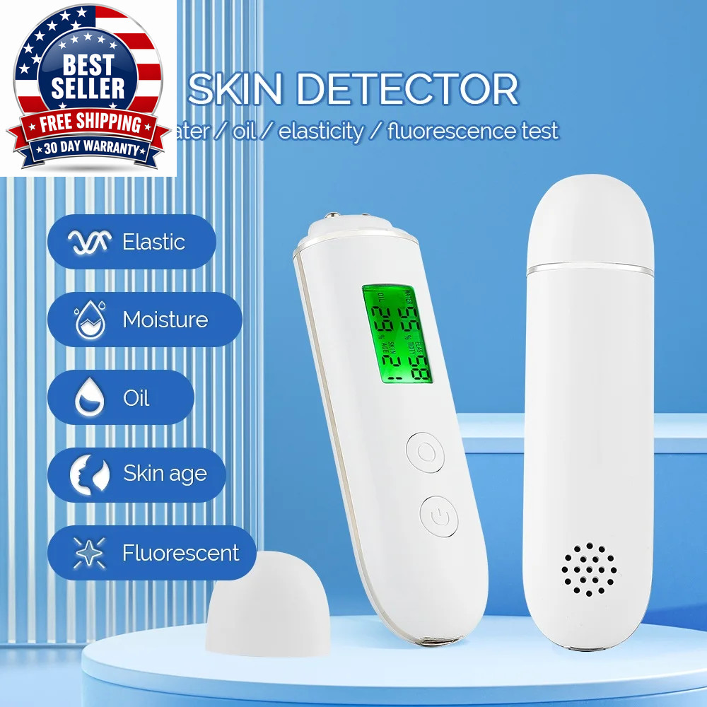 Skin Tester Face Skin Moisture&Oil Content Skin Analyzer Skin Water Cheek Elasti