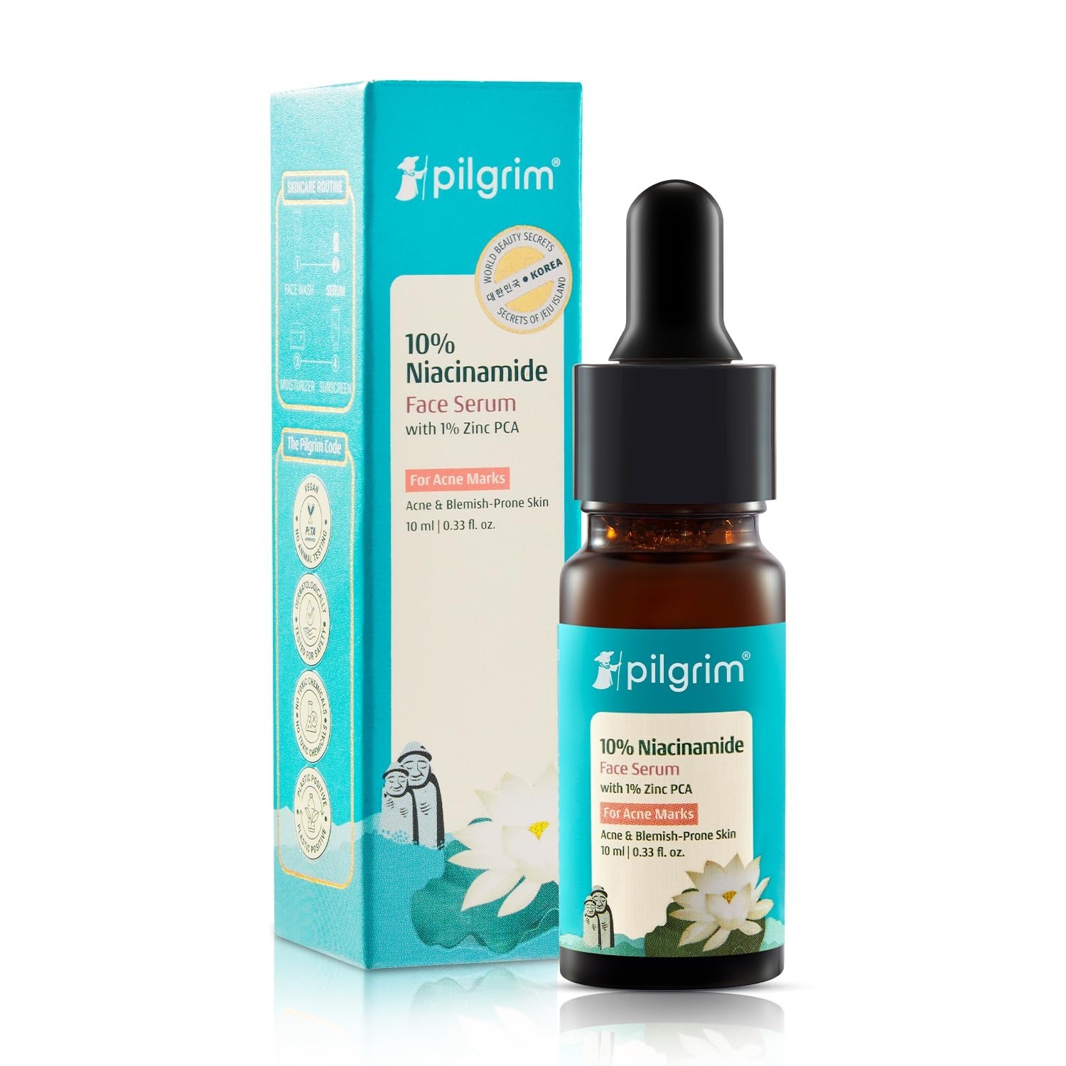 Pilgrim 10% Niacinamide Face Serum For Acne Marks 10ml