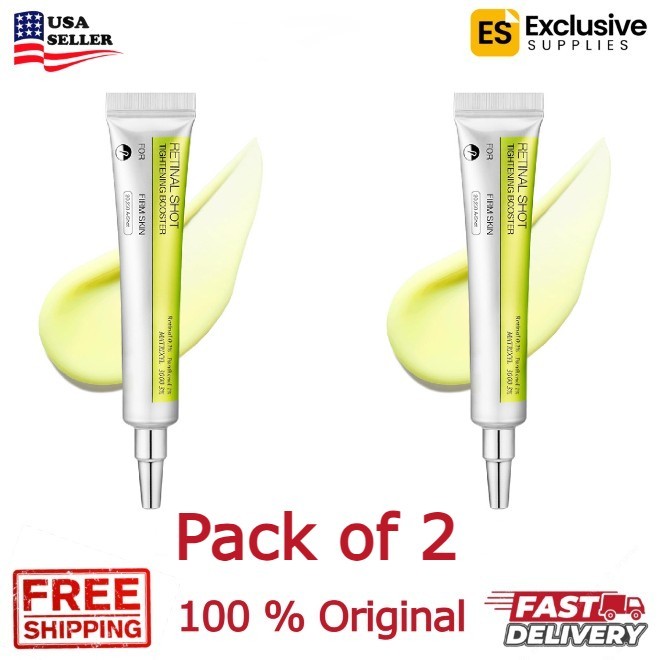 PACK OF 2 – High-Performance Retinal Shot Booster – Tightening Vita-A Eye Cream