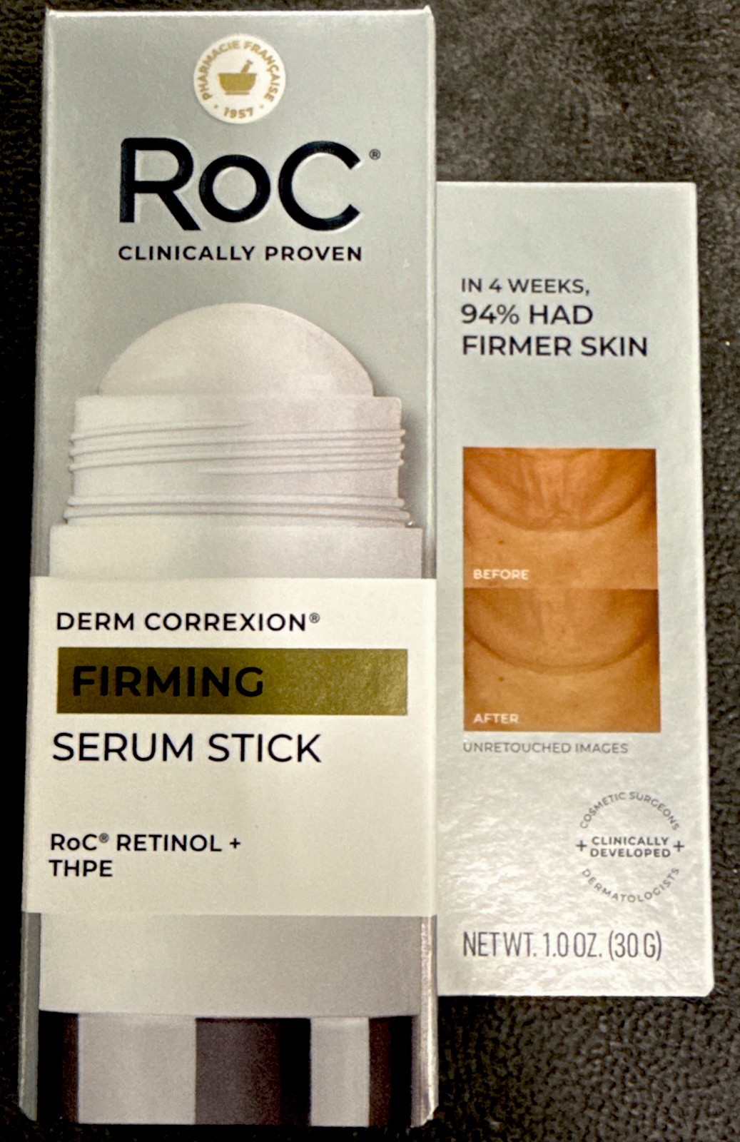 RoC Retinol+Derm Correxion Advanced Retinol Firming Stick 30ml NIB