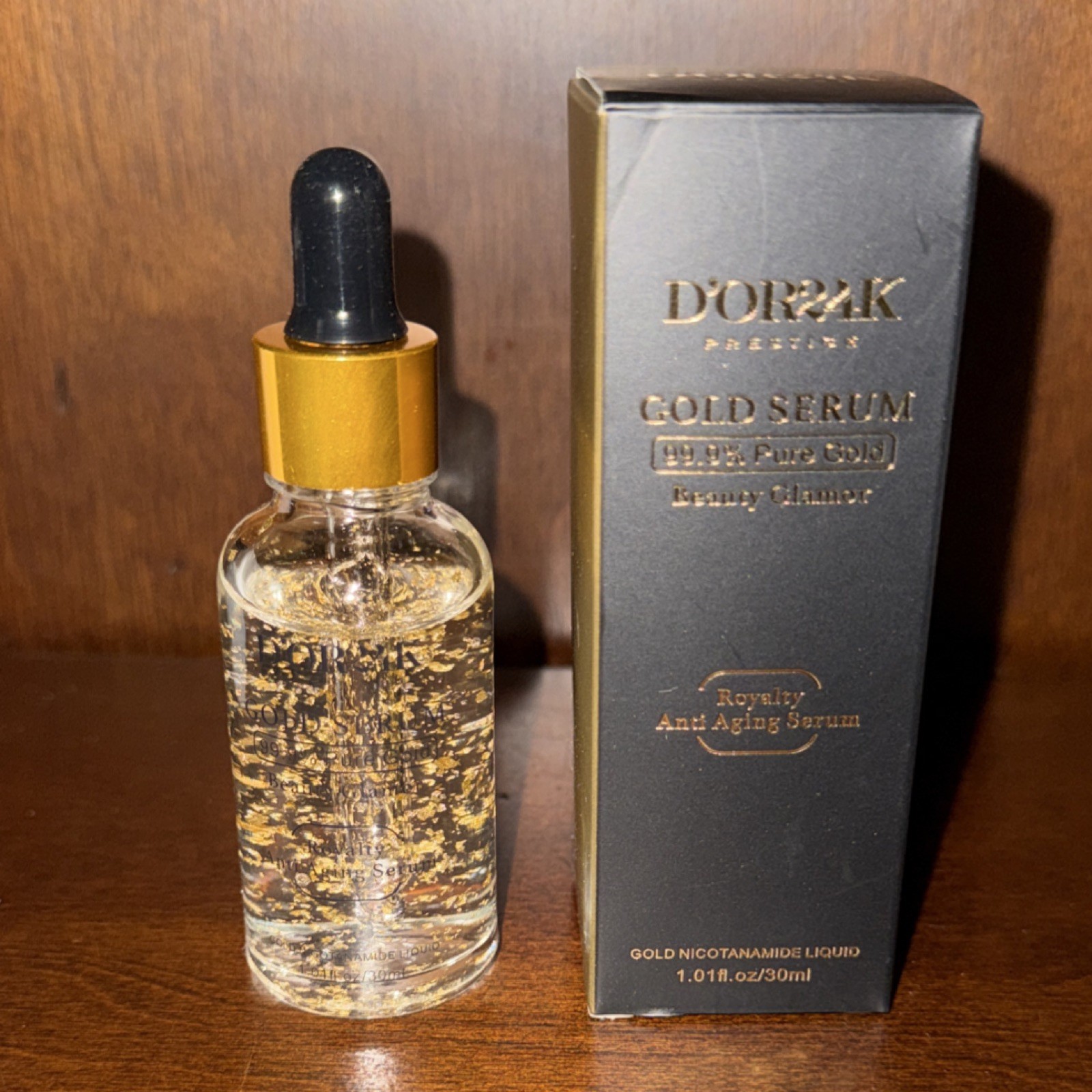 D’OR24K Prestige Gold Serum 99.9% Pure Gold Anti-Aging Hydrating 30ml