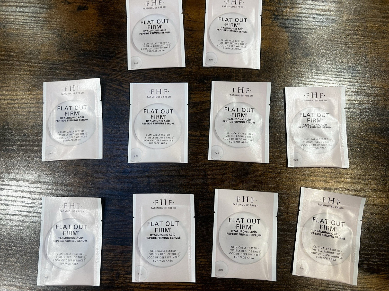 Flat Out Firm® Serum 10 Pack 2 mL each🌿F•H•F FarmHouse Fresh® Organics & Natura