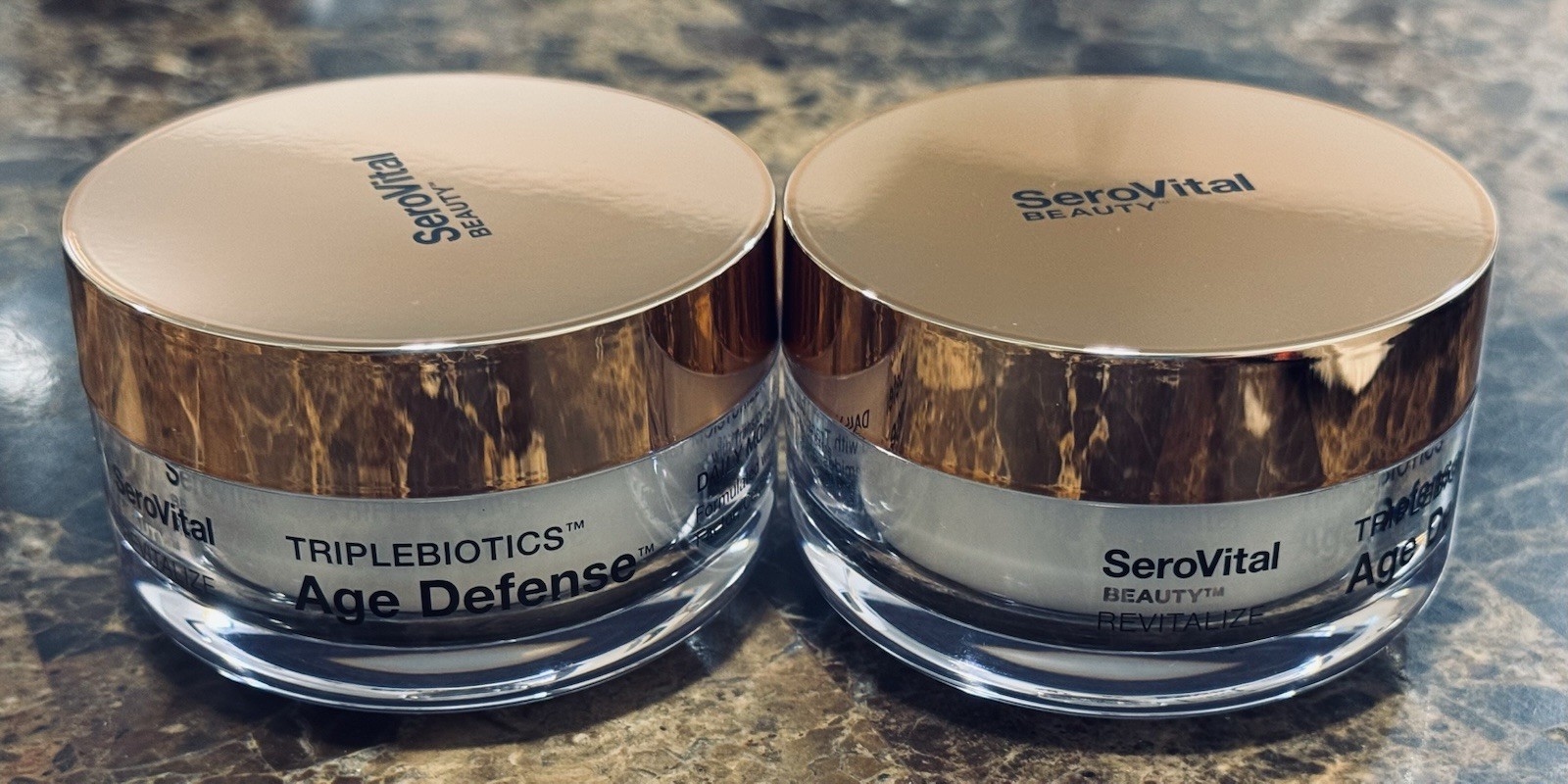 (2) SeroVital Beauty Triplebiotics Age Defense Revitalize Moisturizer 1.7 fl oz