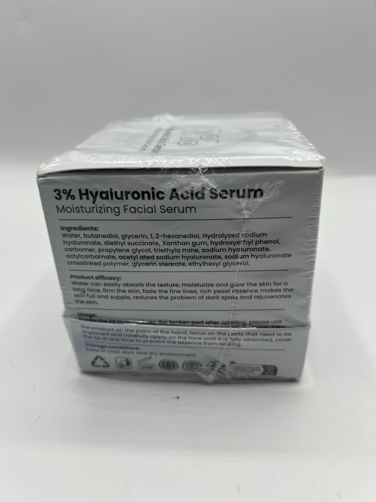 Turmskin Hyaluronic Acid Serum, 3% Hyaluronic Acid Serum Ultra-Hydrating Vials