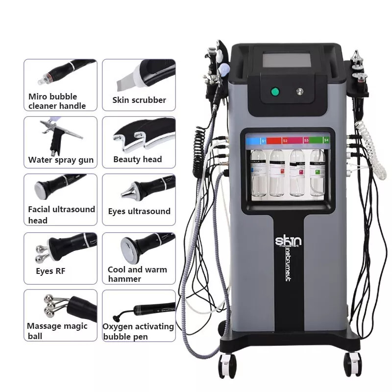 10IN1 Facial Hydra Dermabrasion Hydration Skin Deep Cleansing Tightening Machine