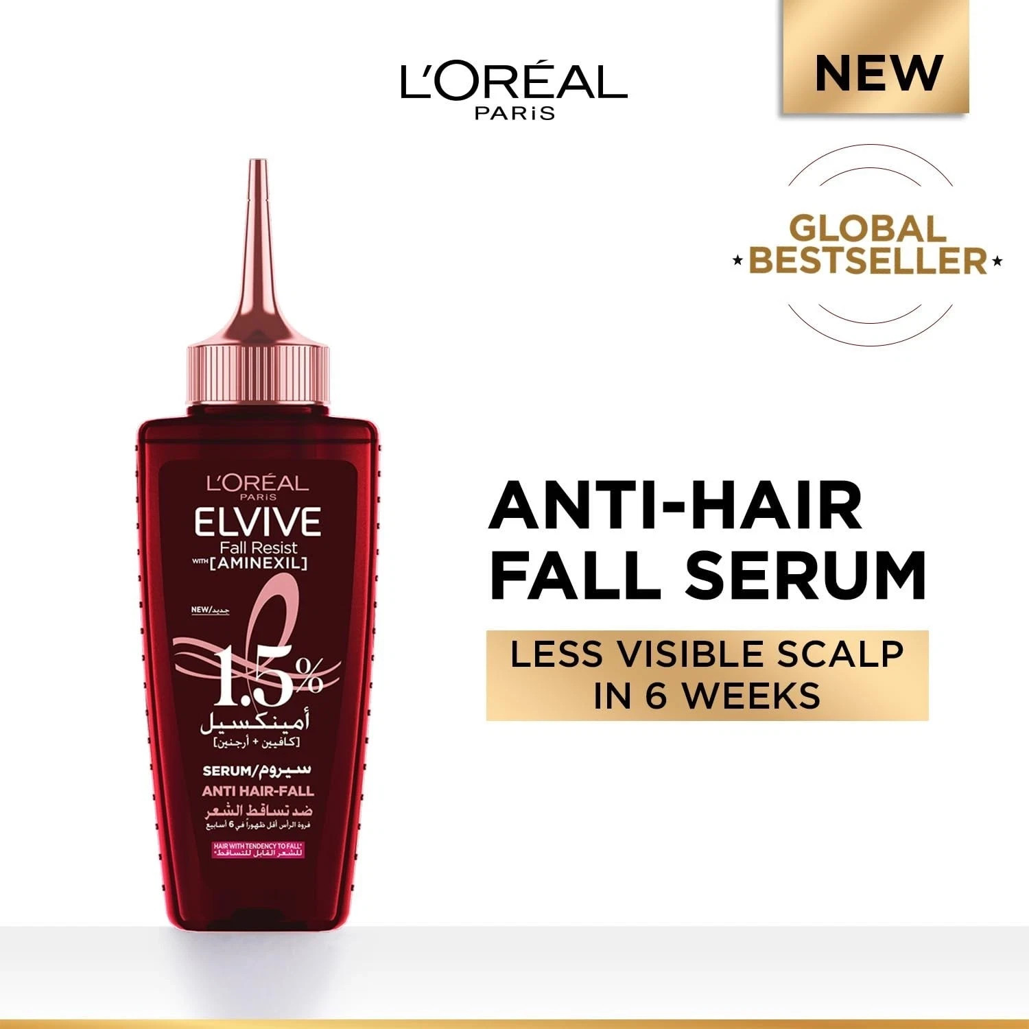 L’Oreal Paris Fall Resist Anti Hair Fall Serum with 1.5% Aminexil 102ml