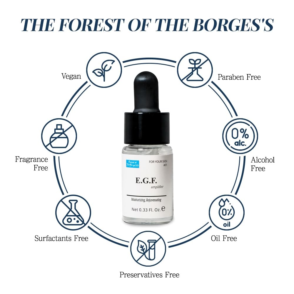 EGF Serum Epidermal Growth Factor 0.33 Fl. Oz. 10ml Fl Oz (Pack of 1)