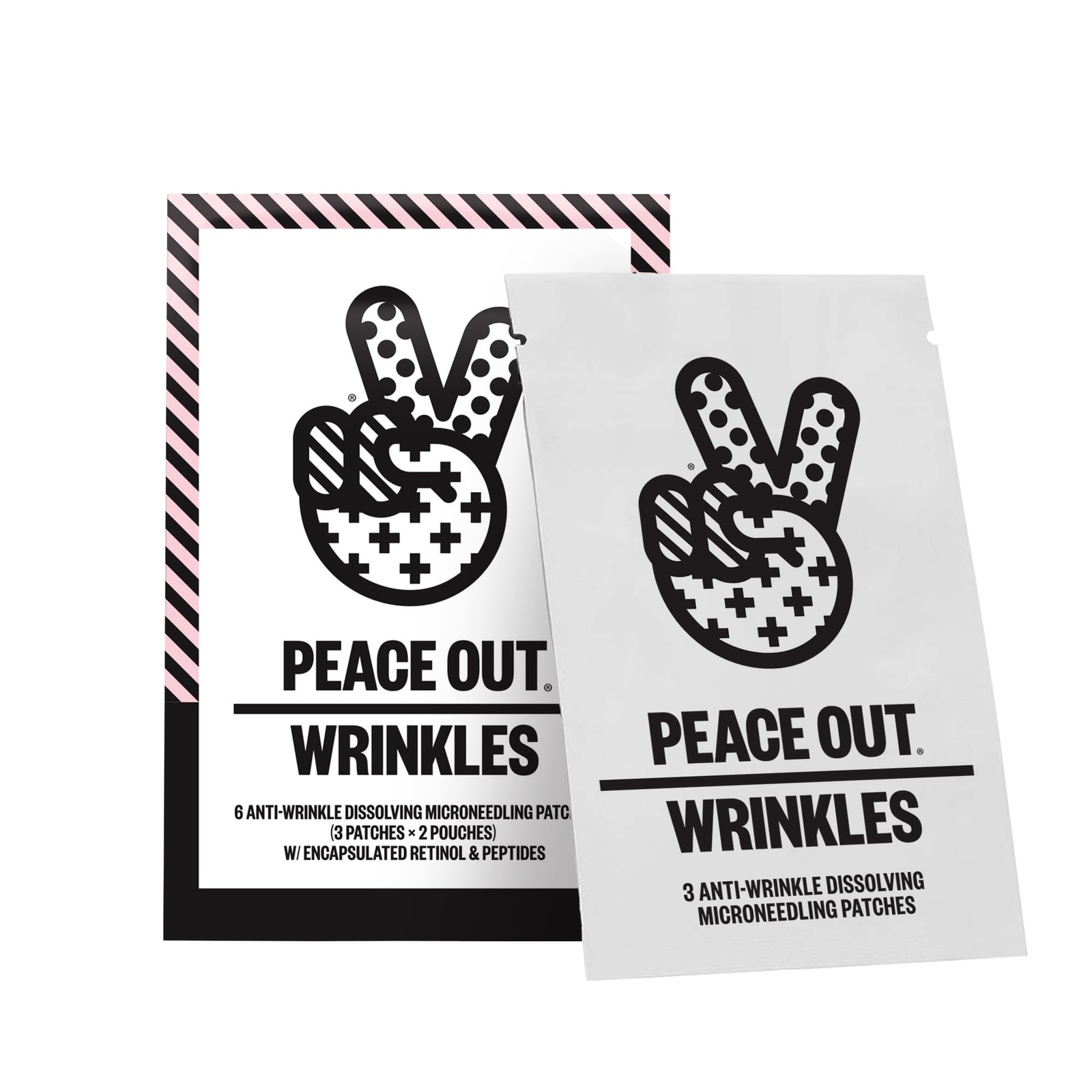 Peace Out Skincare Microneedling Retinol Anti-Wrinkle Patches 6 Count
