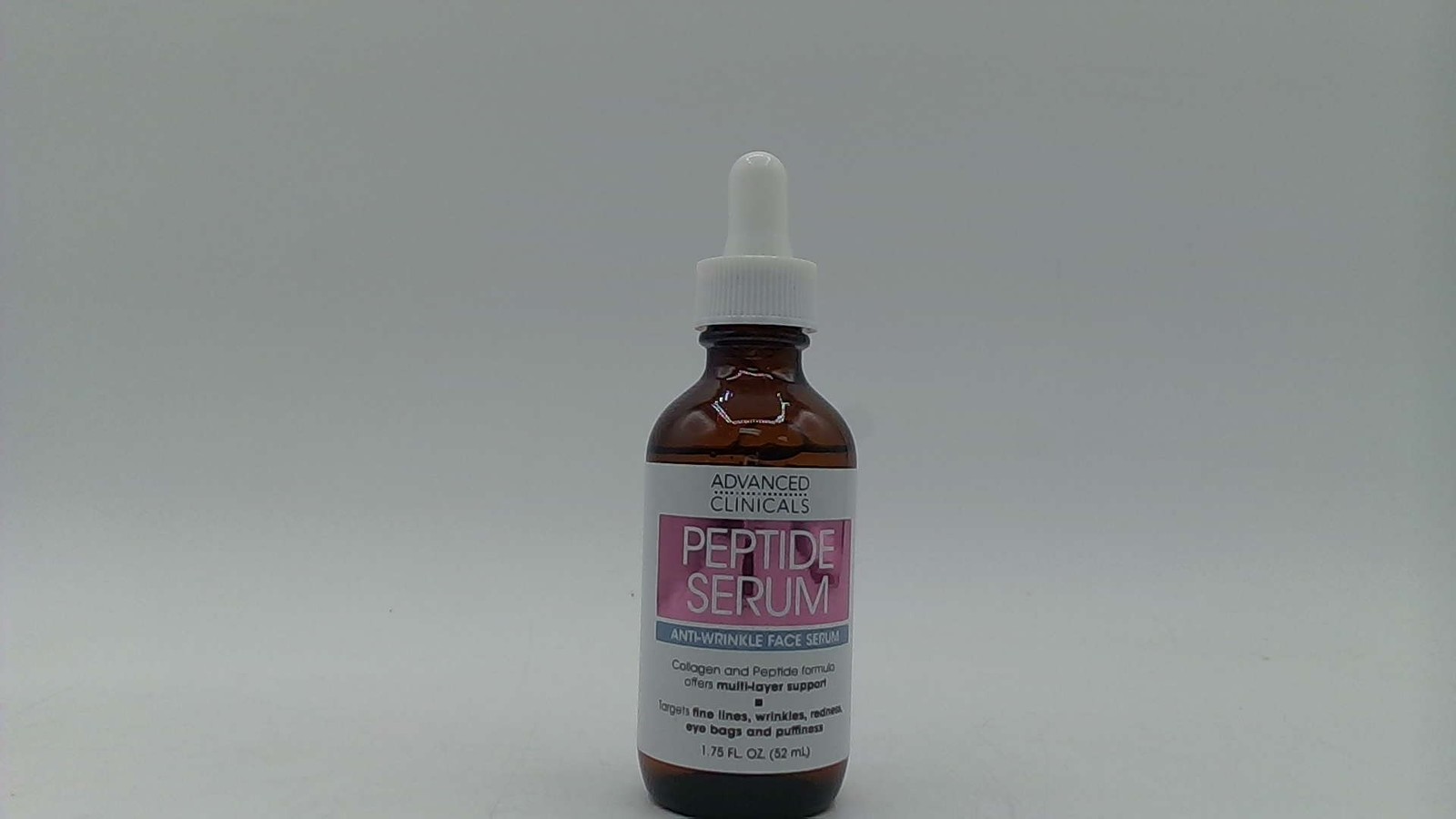 Advanced Clinicals Peptide Serum Anti-Wrinkle Face Serum 1.75 Fl Oz (52 Ml)