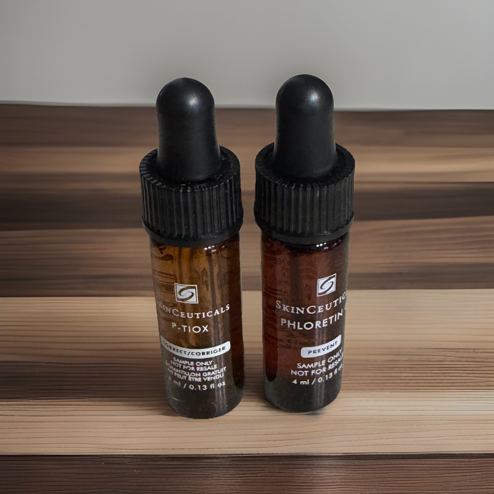 SkinCeuticals P-TIOX Peptide Serum & Phloretin CF Mini Bottles X2