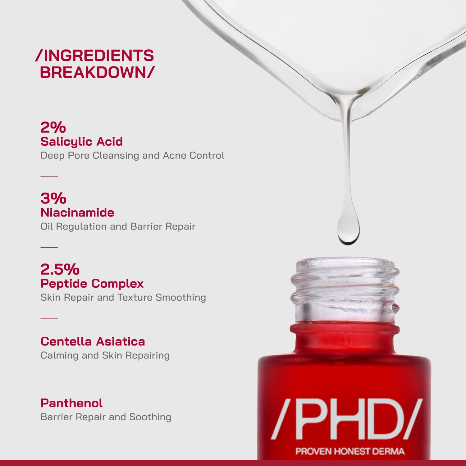 PHD 2% Salicylic Acid Anti Acne Serum 30ml Each Set Of 2
