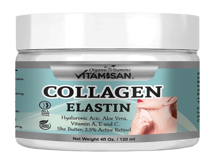 Bio Collagen & Elastin Cream Repair Face Colagen Wrinkle Anti Agin Antioxidante