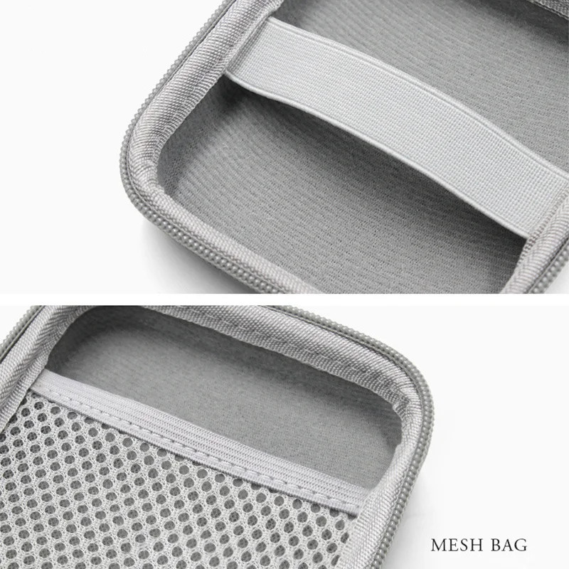 Portable Travel Earphone USB Data Charger Cable Storage Organizer Pouch Bag Case