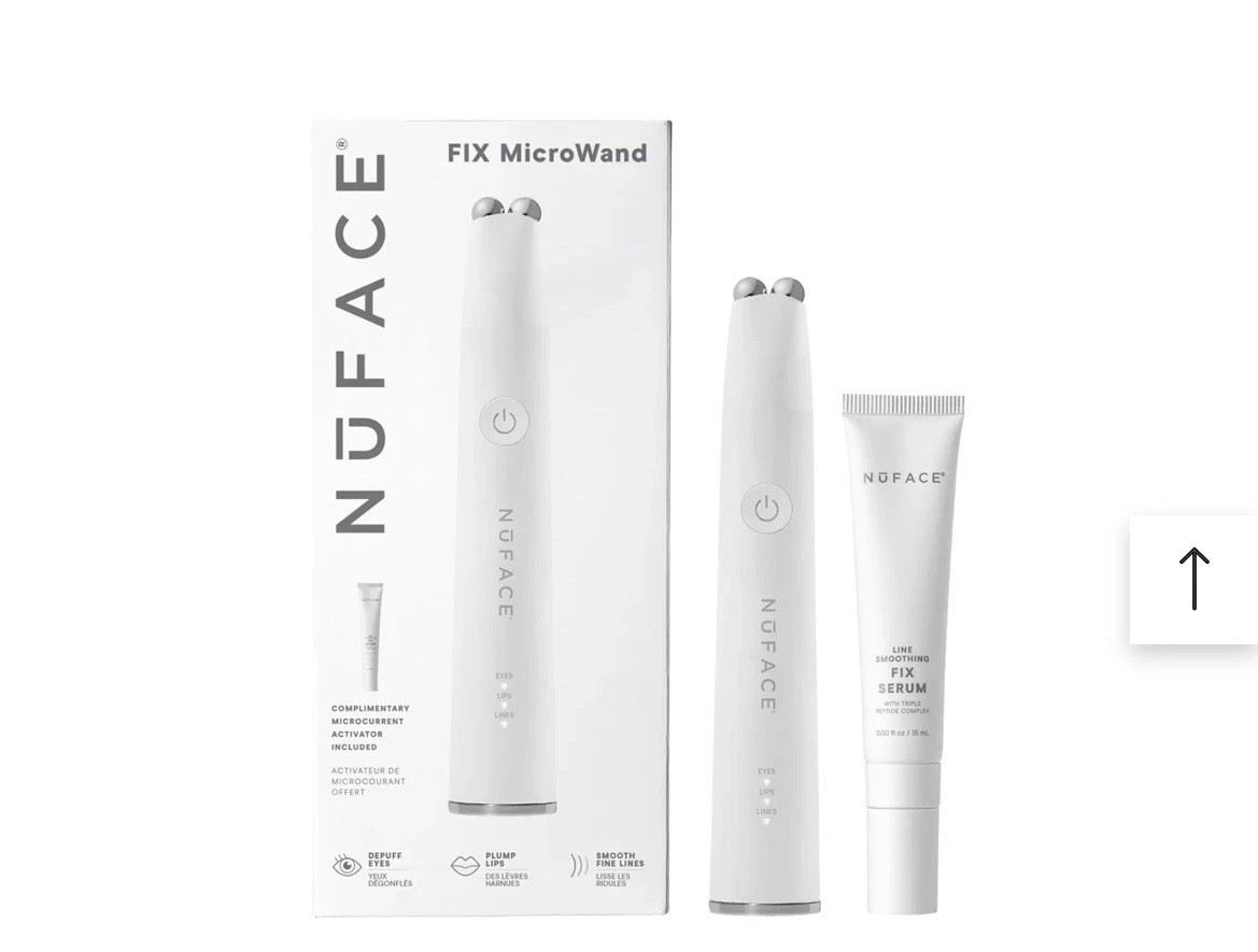 NuFACE FIX MicroWand Eyes, Lips & Lines Microcurrent Anti-Aging Device
