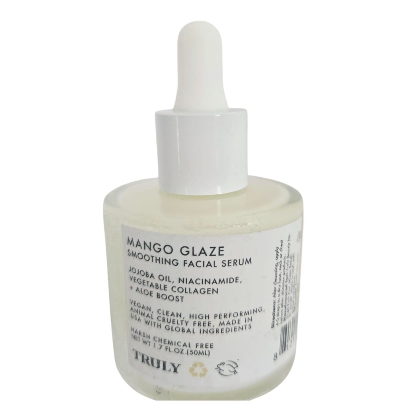 TRULY Mango Glaze Smoothing Facial Serum Cruelty Free Vegan Made in USA