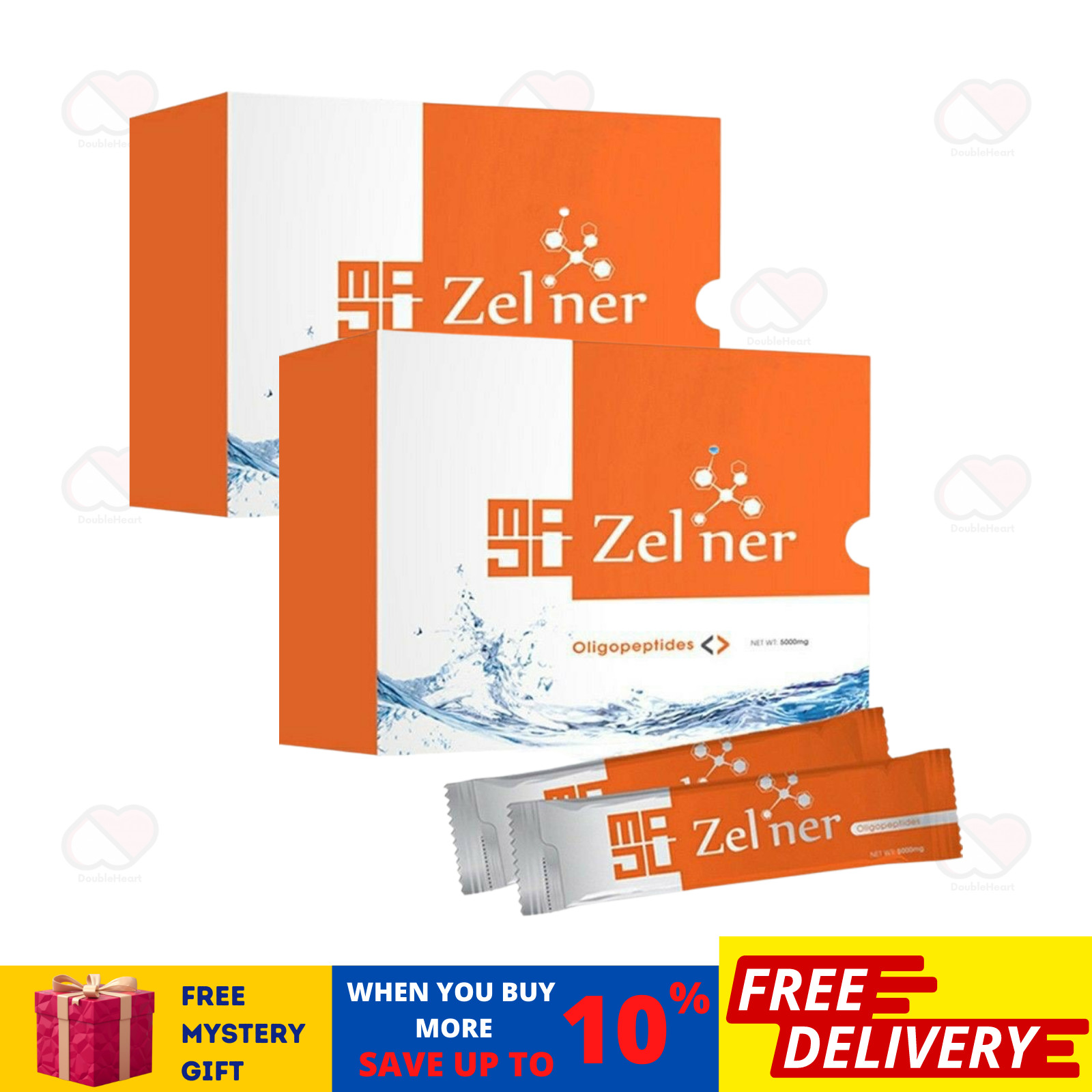 2 X Singapore Magic Life Zelner Oligopeptides 15 sachets FREE SHIPPING