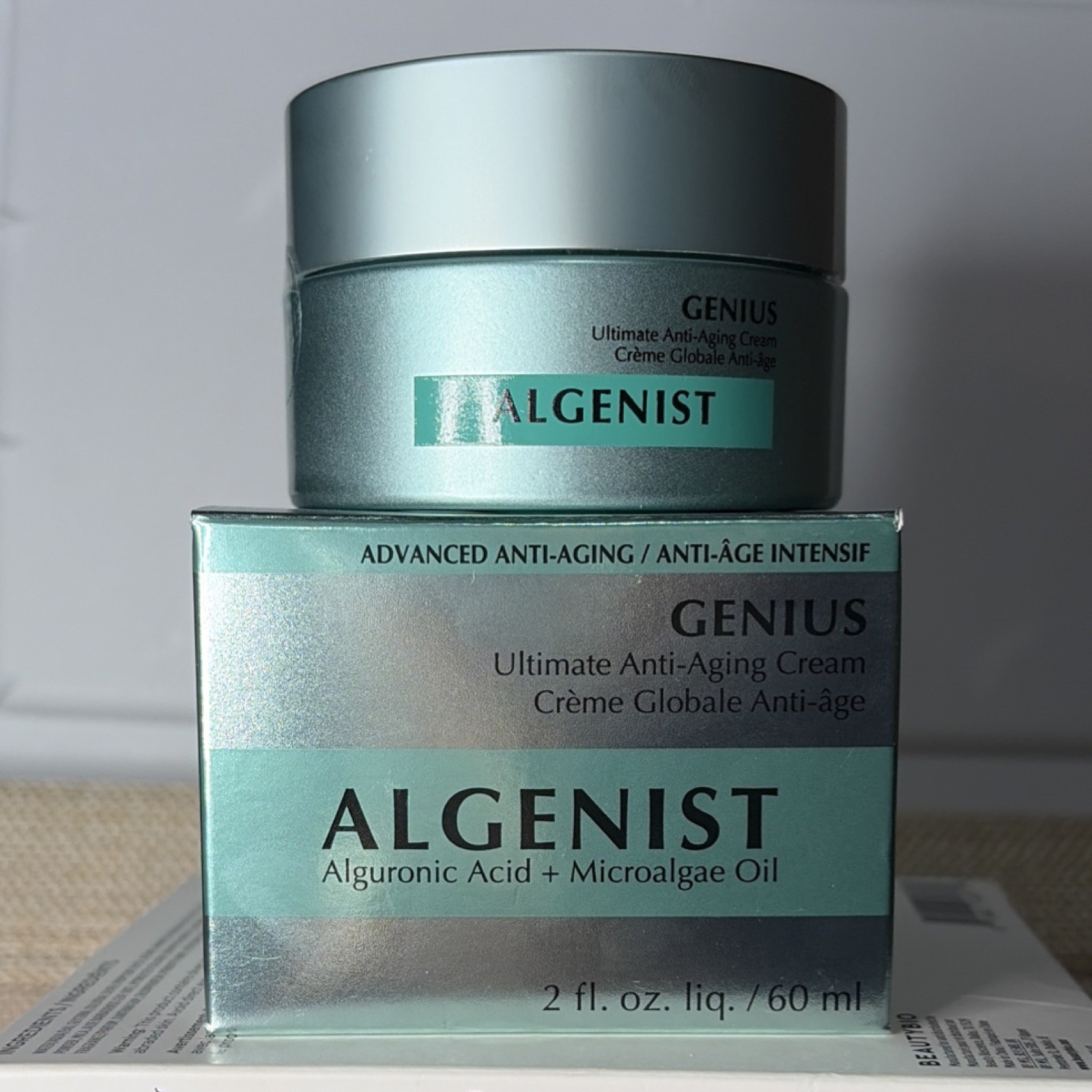 Algenist GENIUS Ultimate Anti-Aging Face Cream Alguronic Acid 2 fl oz/60 ml