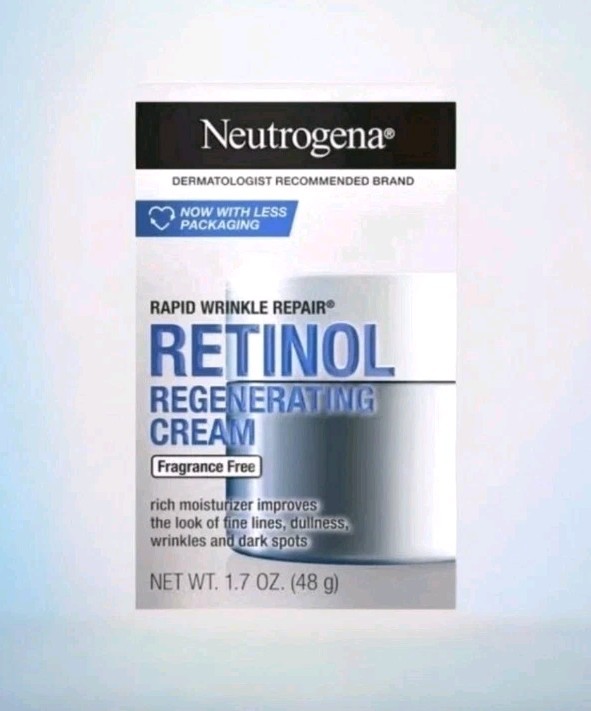 Neutrogena Rapid Wrinkle Repair Retinol Face Moisturizer Fragrance Free Cream