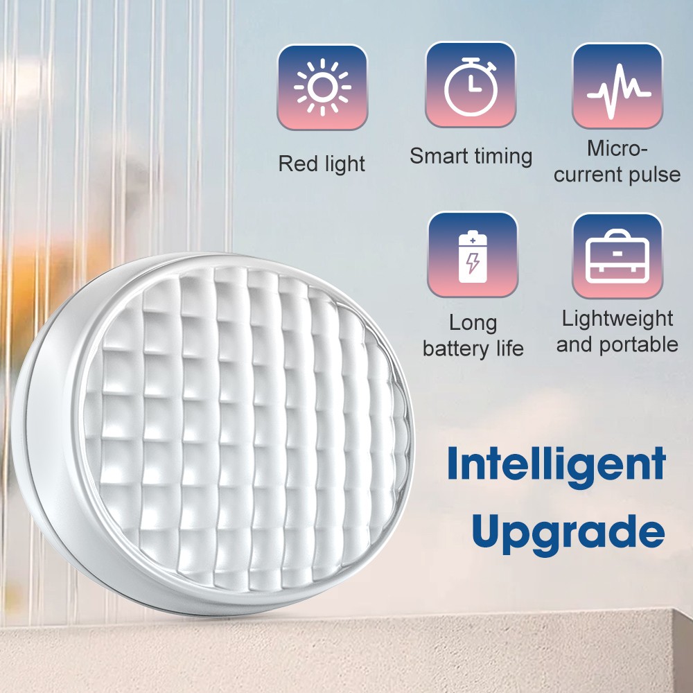 Red Light Therapy Eye Mask EMS Microcurrent,Portable Under-Eye Patches Massager