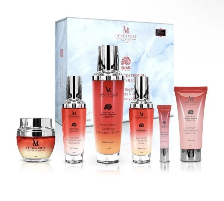 SNAIL MUCIN FIRMING RENEWAL COLLECTION 6 Products In Sealed Box See Description